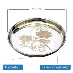 leroyal Family Pack Thali/Khumcha Dinner Plate image 2