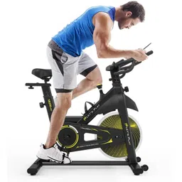 lets play SB-200 10kg FlyWheel, Fitness Upright Stationary Exercise Bike Recumbent Stationary Exercise Bike-picture-31