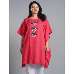LetsDressUp Ethnic Motifs Printed Boat Neck Kaftan Kurti-picture-27