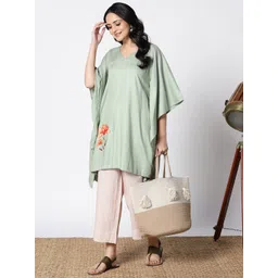 LetsDressUp Floral Printed Kaftan Kurti-picture-28