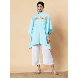 LetsDressUp Floral Printed Kaftan Kurti-picture-12