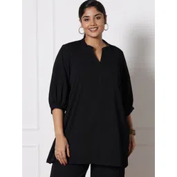 LetsDressUp Mandarin Collar Longline Top-picture-42