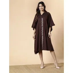 LetsDressUp Shirt Collar Kaftan Midi Dress-picture-40
