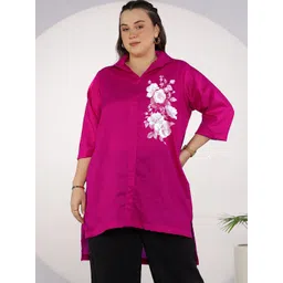 LetsDressUp Women Floral Print Cotton Longline Top-picture-29