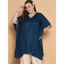 LetsDressUp Women Plus size V-Neck Kaftan Kurta-picture-17