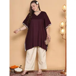 LetsDressUp Women V-Neck Kaftan Kurta image 5