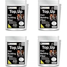 Levins King Hair Building Fiber, Concealer Refill Use For Caboki Toppik, Looks 21,Regrowth & all other Hair Fiber etc. (Black 25+25+25+25g) Pack of 4 by Tom Bull-picture-29