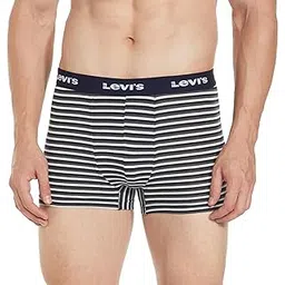 levi's 006 Men's Cotton Striped Trunk - Mid Rise, Outer Elastic Waistband (Pack of 1)-picture-35