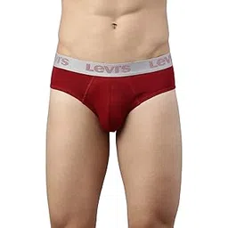 levi's 066 Men's Cotton Solid Brief - Mid Rise, Outer Elastic Waistband (Pack of 1)-picture-24