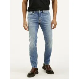 Levi's 511 Blue Cotton Slim Fit Jeans-picture-24