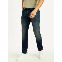 Levi's 511 Dark Blue Cotton Slim Fit Jeans-picture-12