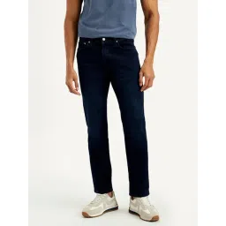 Levi's 511 Navy Slim Fit Logo Printed Jeans-picture-17