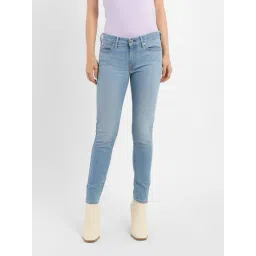 Levi's 711 Denim Blue Skinny Fit Mid Rise Jeans-picture-33