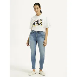 Levi's 721 Blue Skinny Fit Jeans image 3