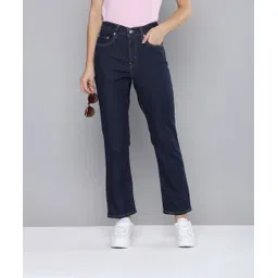 levi's 724 Women Straight Fit High Rise Blue Jeans-picture-14