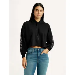 Levi's Black Cotton Regular Fit Logo Printed Sweatshirt-picture-41