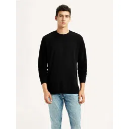 Levi's Black Cotton Regular Fit T-Shirt-picture-32