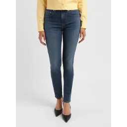 Levi's Blue Blended Skinny Fit High Rise Jeans-picture-20
