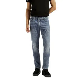 Levi's Blue Cotton Slim Fit Jeans-picture-22