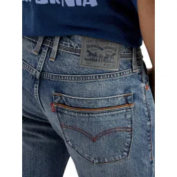 Levi's Blue Cotton Slim Fit Jeans image 4