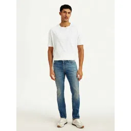 Levi's Blue Cotton Slim Fit Solid Jeans-picture-29