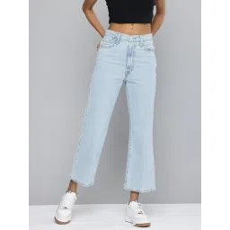 Levi's Blue Cotton Solid Jeans-picture-39