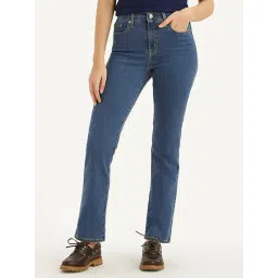 Levi's Blue Cotton Straight Fit Jeans-picture-46