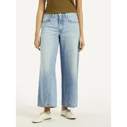 Levi's Blue Cotton Straight Fit Jeans-picture-38