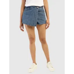 Levi's Blue Mini Skorts-picture-14