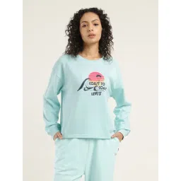 Levi's Blue Regular fit Printed Sweatshirt-picture-16