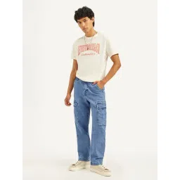 Levi's Blue Regular Fit Solid Jeans-picture-44