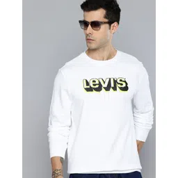Levis Brand Logo Printed Pure Cotton Sweatshirt-picture-31