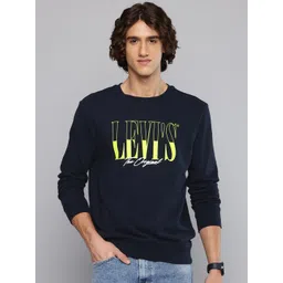 Levis Brand Logo Printed Pure Cotton Sweatshirt-picture-26