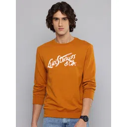 Levis Brand Logo Printed Pure Cotton Sweatshirt-picture-29