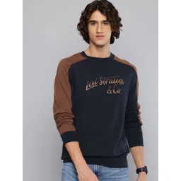 Levis Brand Logo Printed Pure Cotton Sweatshirt-picture-27