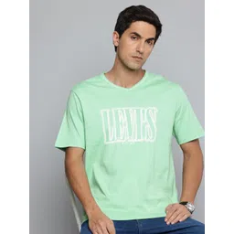 Levis Brand Logo Printed V-Neck Drop-Shoulder Sleeves Pure Cotton Loose Fit T-shirt-picture-34
