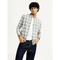 Levis Classic Slim Fit Checked Casual Shirt-picture-33