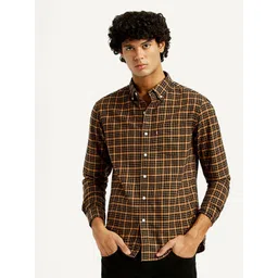 Levis Classic Slim Fit Checked Casual Shirt-picture-34