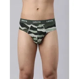 Levi's Green Blended Printed Briefs-picture-25