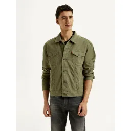 Levi's Green Cotton Regular Fit Jacket-picture-44
