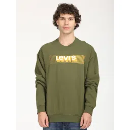 Levi's Green Cotton Regular Fit Printed Sweatshirt-picture-42