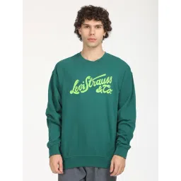 Levi's Green Cotton Regular Fit Printed Sweatshirt-picture-34