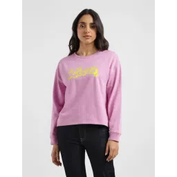 Levi's Lavender Cotton Graphic Print Sweatshirt-picture-45
