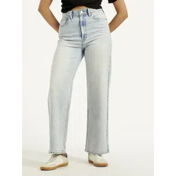 Levi's Light Blue Cotton Loose Fit Jeans-picture-42