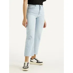 Levi's Light Blue Cotton Straight Fit Jeans-picture-39