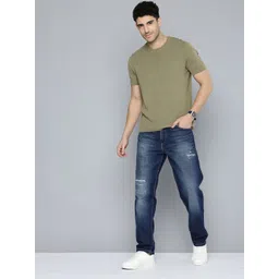 Levis Men 550'92 Relaxed Fit Low Distress Heavy Fade Stretchable Jeans image 4