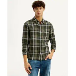levi's Men Checks Slim Fit Shirt-picture-12