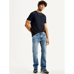 Levis Men Classic Bootcut Mid-Rise Light Fade Stretchable Jeans-picture-23