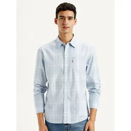 Levis Men Classic Slim Fit Checked Casual Shirt-picture-38