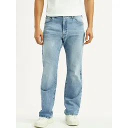 Levis Men Classic Straight Fit Mid-Rise Light Fade Stretchable Jeans-picture-29